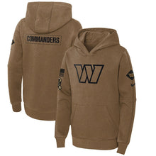 youth-brown-washington-commanders-2023-salute-to-service-fleece-pullover-hoodie