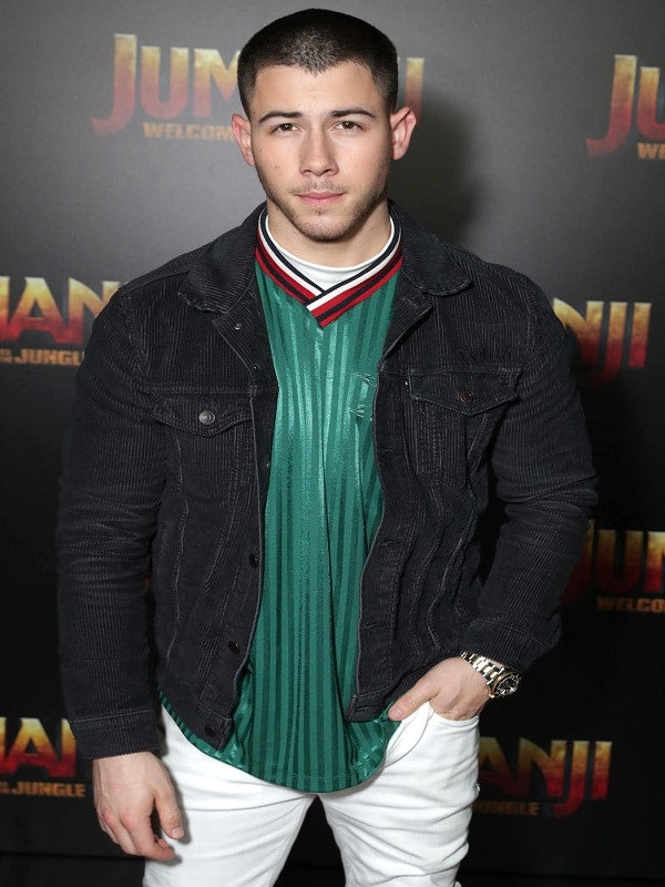 Nick Jonas Jumanji II Premiere Jacket