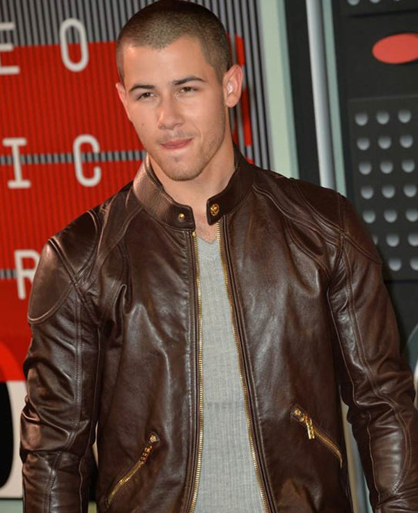 Mtv Music Awards Nick Jonas Brown Jacket