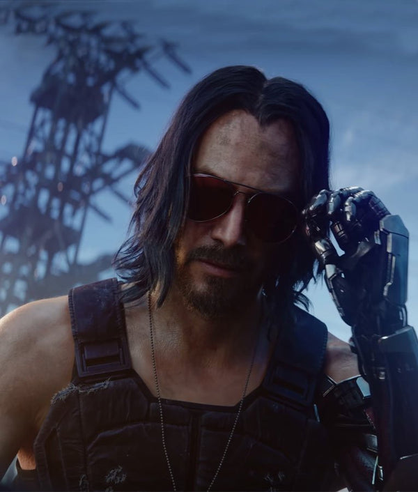 Mens JacketCyberpunk 2077 Keanu Reeves Vest