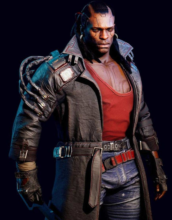 Cyberpunk 2077 Placide Leather Coat