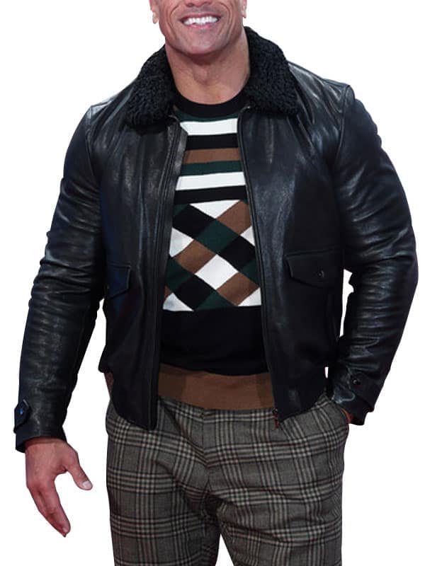 Jumanji The Next Level Premiere Dwayne Johnson Jacket