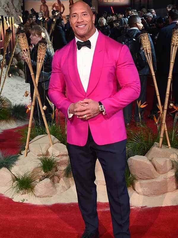 Dwayne Johnson Jumanji The Next Level Premiere Blazer