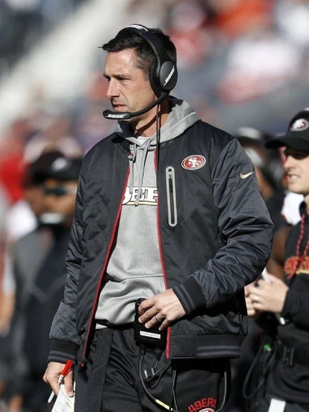 San Francisco 49ers Varsity Black Bomber Jacket