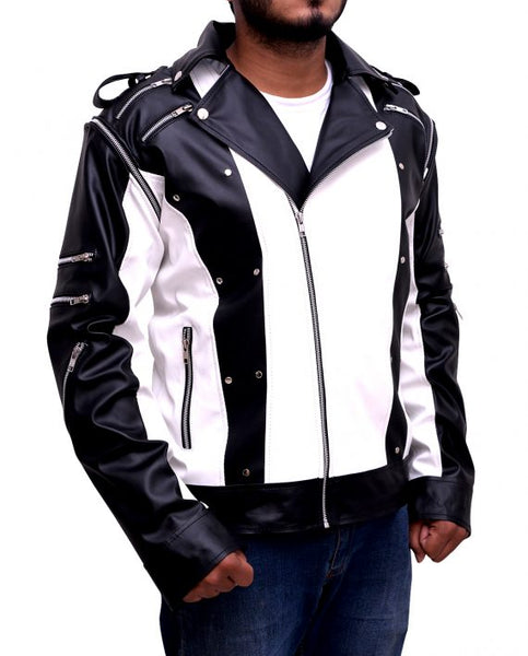 Michael Jackson Pepsi Commercial Black Biker Leather Jacket