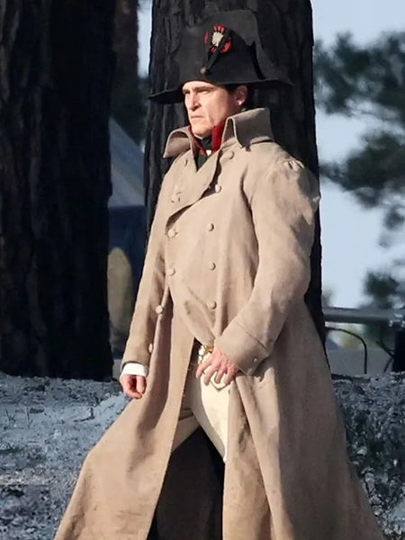 ジャケット・アウター detachable napoleon design wool jacket Napoleon-Joaquin-Phoenix-Wool-