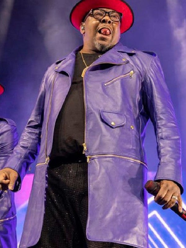 New Edition Legacy On Stage Purple Coat