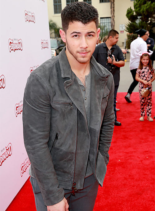 Nick Jonas Leather Jacket