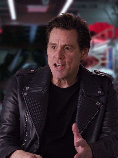 sonic the hedgehog　leather jacket Jim Carrey Sonic The Hedgehog Leather Jacket | 39% Off - Vintage