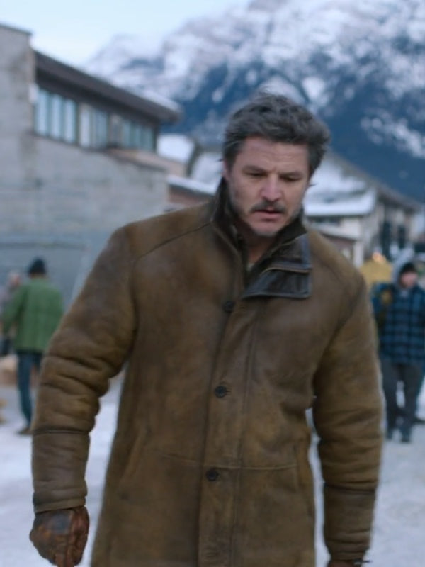 Joel Miller The Last of Us 2023 Brown Leather Jacket