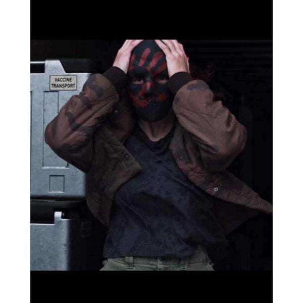 Erin Kellyman The Falcon and The Winter Soldier Karli Morgenthau Brown Bomber Jacket