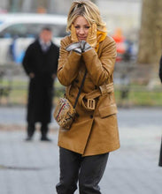 The Flight Attendant Cassie Leather Coat