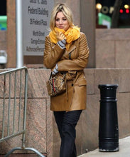 The Flight Attendant Cassie Leather Coat