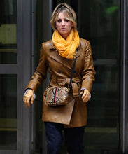 The Flight Attendant Cassie Leather Coat