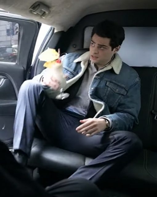 The Recruit Noah Centineo Shearling Denim Jacket