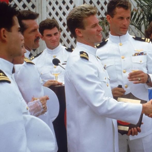 Top Gun 1986 White Airforce Uniform