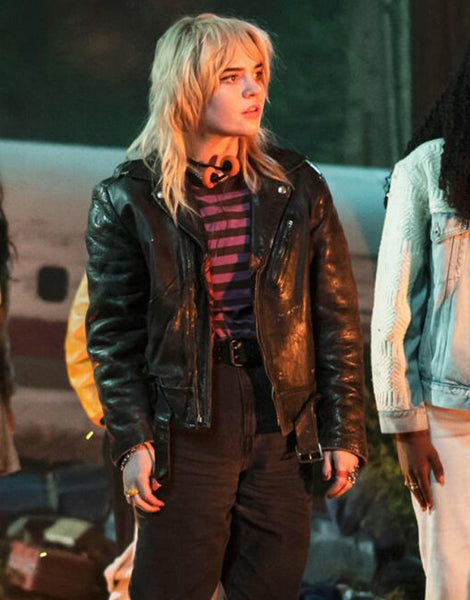 Yellowjackets 2021 Sophie Thatcher Leather Jacket | 41% Off