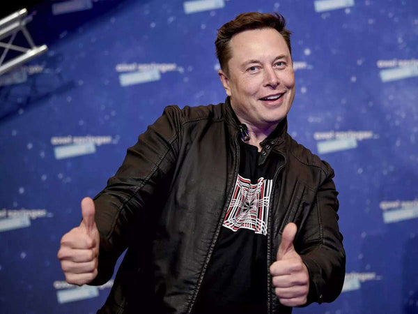 Tesla Boss Elon Musk Black Leather Jacket