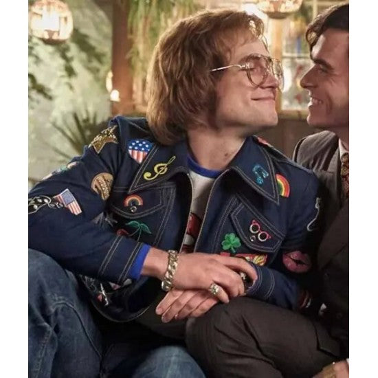 Elton John's Patches Denim Jacket