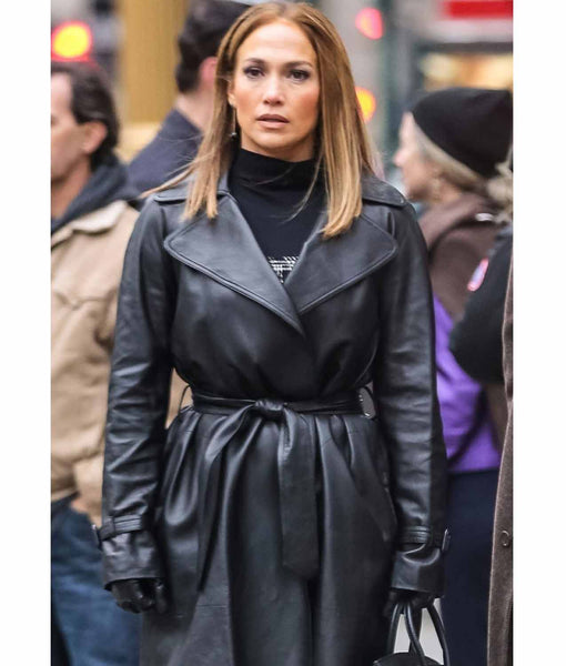 jennifer lopez tobacco leather jacket Women's Distressed Brown Motorcycle Ladies Slimfit As the entrance of a lawyer in her firm ends up making trouble for her Office Romance 2026 Jennifer Lopez