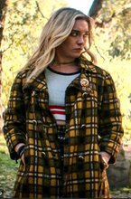 Yelena Belova Yellow Plaid Coat