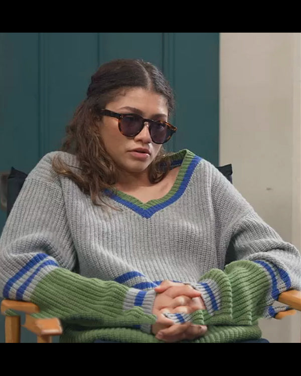 Euphoria Season 02 Rue Bennett Varsity Sweater