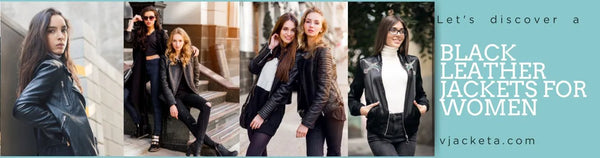 Black Leather Jackets for Women