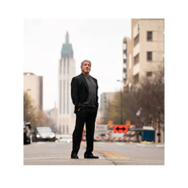 Tulsa King 2024 Sylvester Stallone Black Coat