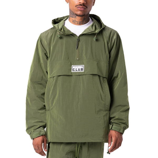 Comfort Metallic Nylon Anorak Unisex Hoodie – Vintage Jacket