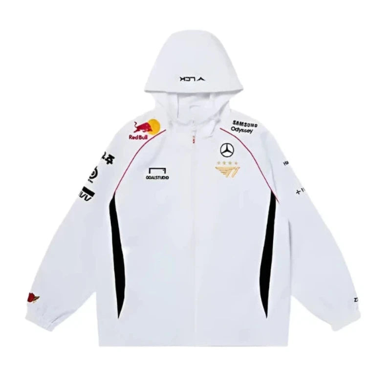 T1 League of Legends 2024 Jacket – Trendy White Esports Coat T1 League of Legends 2024 Jacket – Trendy White Esports Coat