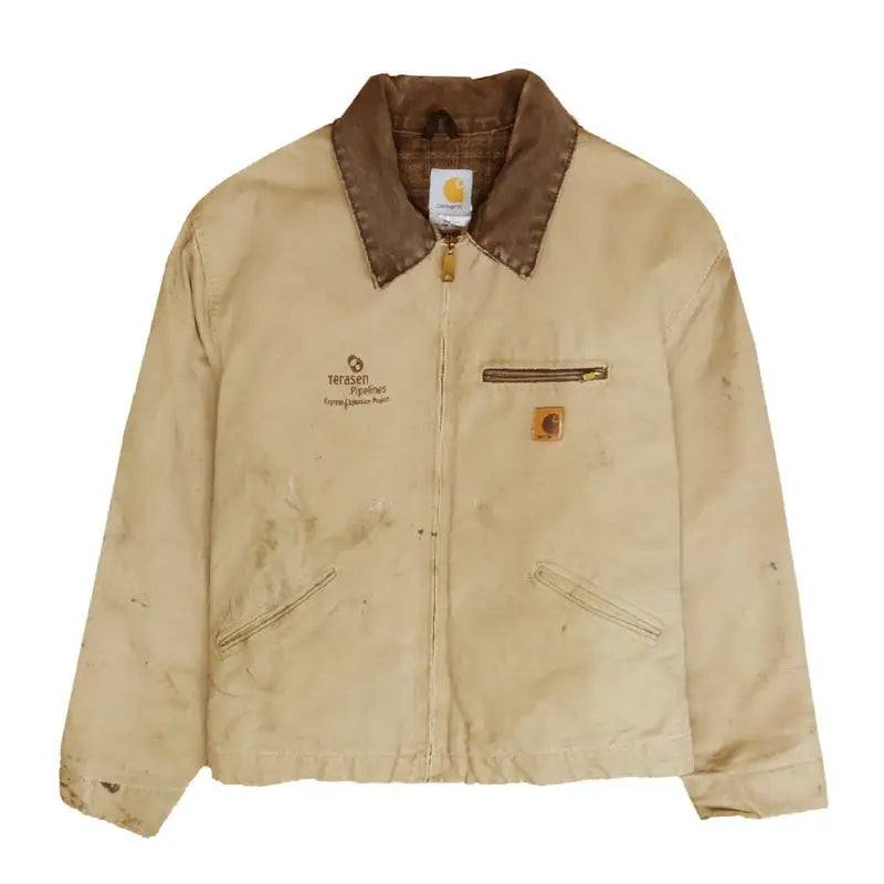 Vintage Carhartt Canvas Detroit Jacket Wool Blanket Lined J97