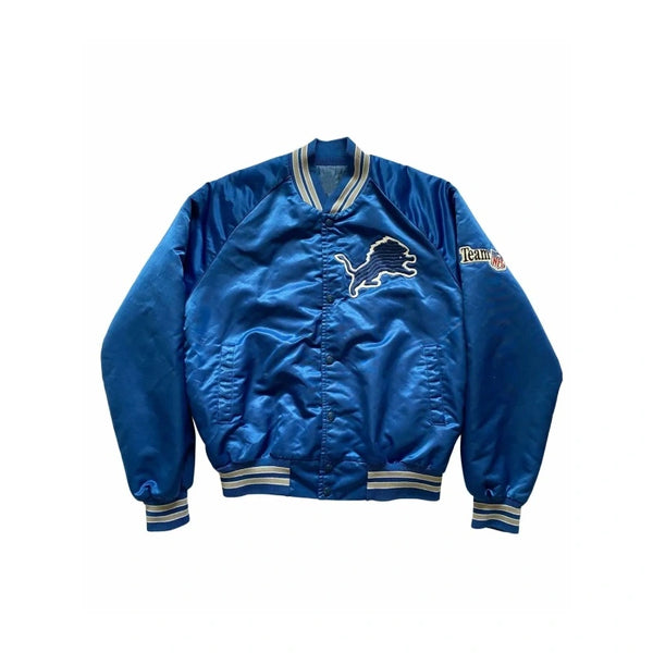  Detroit Lions Satin Bomber Jacket