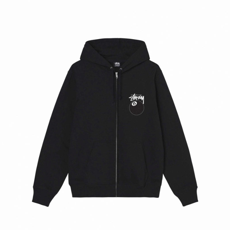 8 Ball Stussy Black Zipper Hoodie – Vintage Jacket 8 Ball Stussy Black Zipper Hoodie – Vintage Jacket
