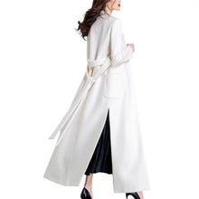 A-line long full length White wool Coat Vintage Jacket A-line long full length White wool Coat Vintage Jacket