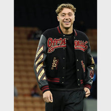 Ac Milan X Off-White Wool Varsity Jacket