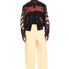 Ac Milan X Off-White Wool Varsity Jacket