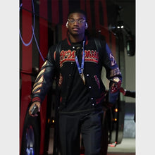 Ac Milan X Off-White Wool Varsity Jacket