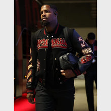 Ac Milan X Off-White Wool Varsity Jacket