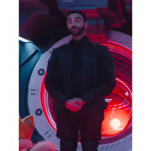 Sonic the Hedgehog 3 Lee Majdoub Black Leather Jacket