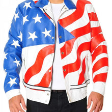 Vanilla Ice American Flag Leather Jacket
