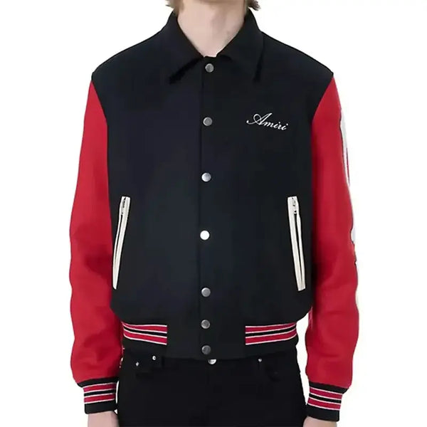 Amiri Bones Wool Varsity Jacket – Vintage Jacket