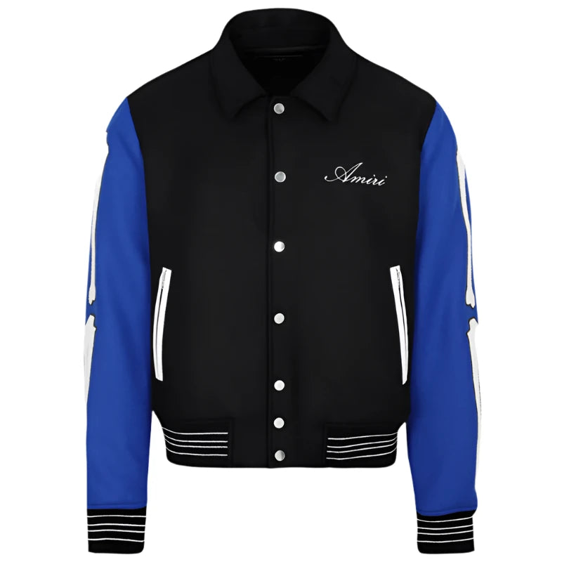 Amiri Bones Wool Varsity Jacket – Vintage Jacket Amiri Bones Wool Varsity Jacket – Vintage Jacket