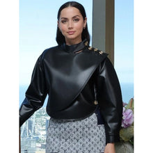 Australian Open Ana De Armas 2024 Leather Top