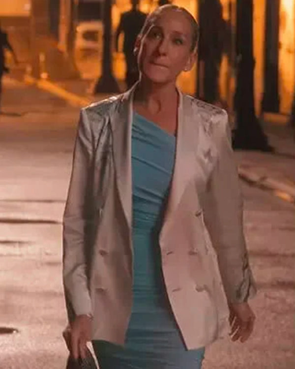 And Just Like Carrie Bradshaw Satin Crepe Blazer