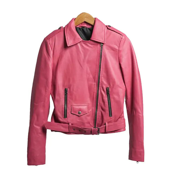 Barbie Doll Pink Leather Jacket