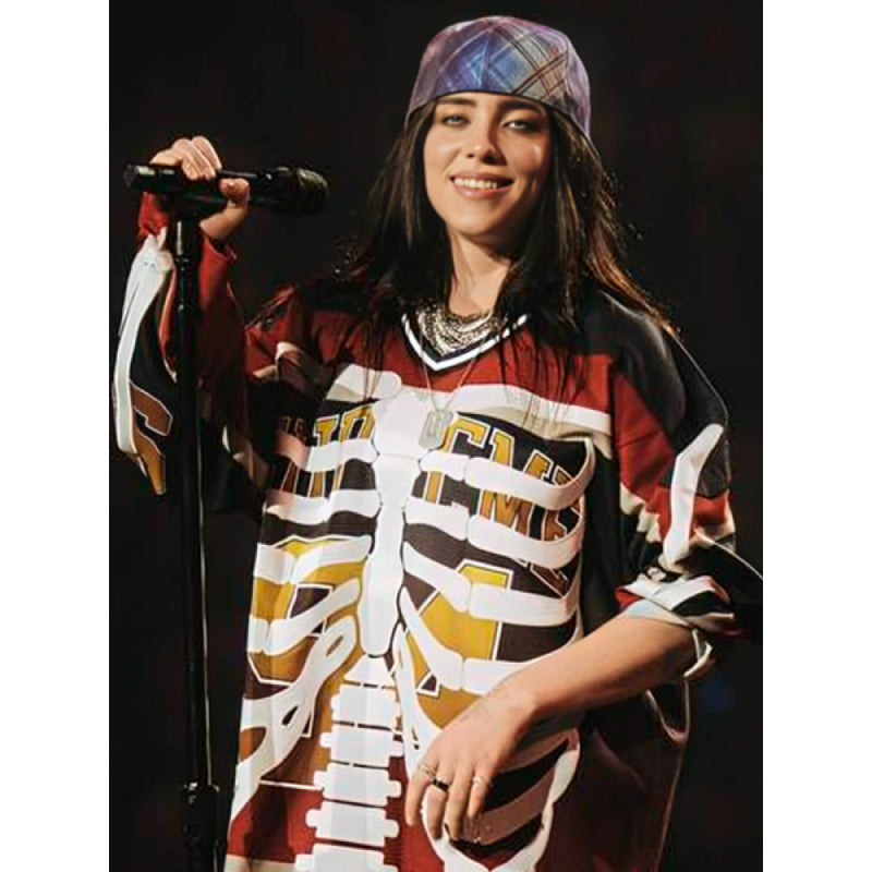 新品未使用　billie eilish ホッケーシャツ　XL Billie Eilish Pittsburgh Concerts Jersey – Vintage Jacket