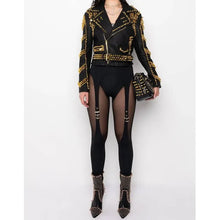    BlackColorStuddedJacket