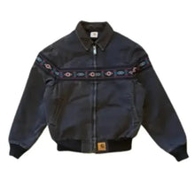 Carhartt Aztec Grey Bomber Jacket