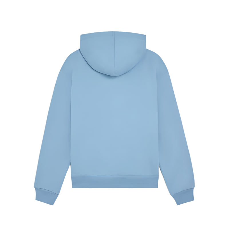 Celine Loose Hoodie In Fleece Washed Blue / Black | Celine Loose