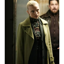 Women's Tailored Green Overcoat - 'The Asset' Danish Thriller